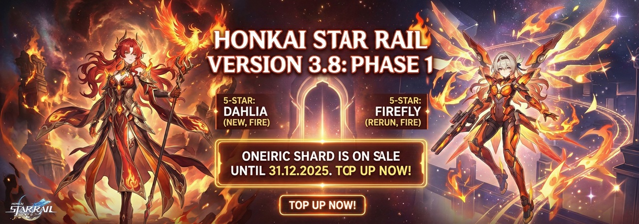 Dahlia(New, Fire), Firefly (RERUN, Fire)